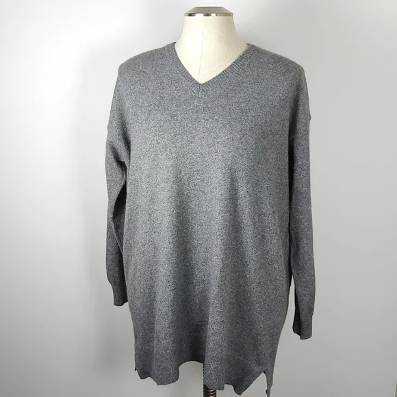 EUC 90s Angora Wool Made in Italy of Benetton Long Baggy Sweater Size Large - Picture 5 of 12